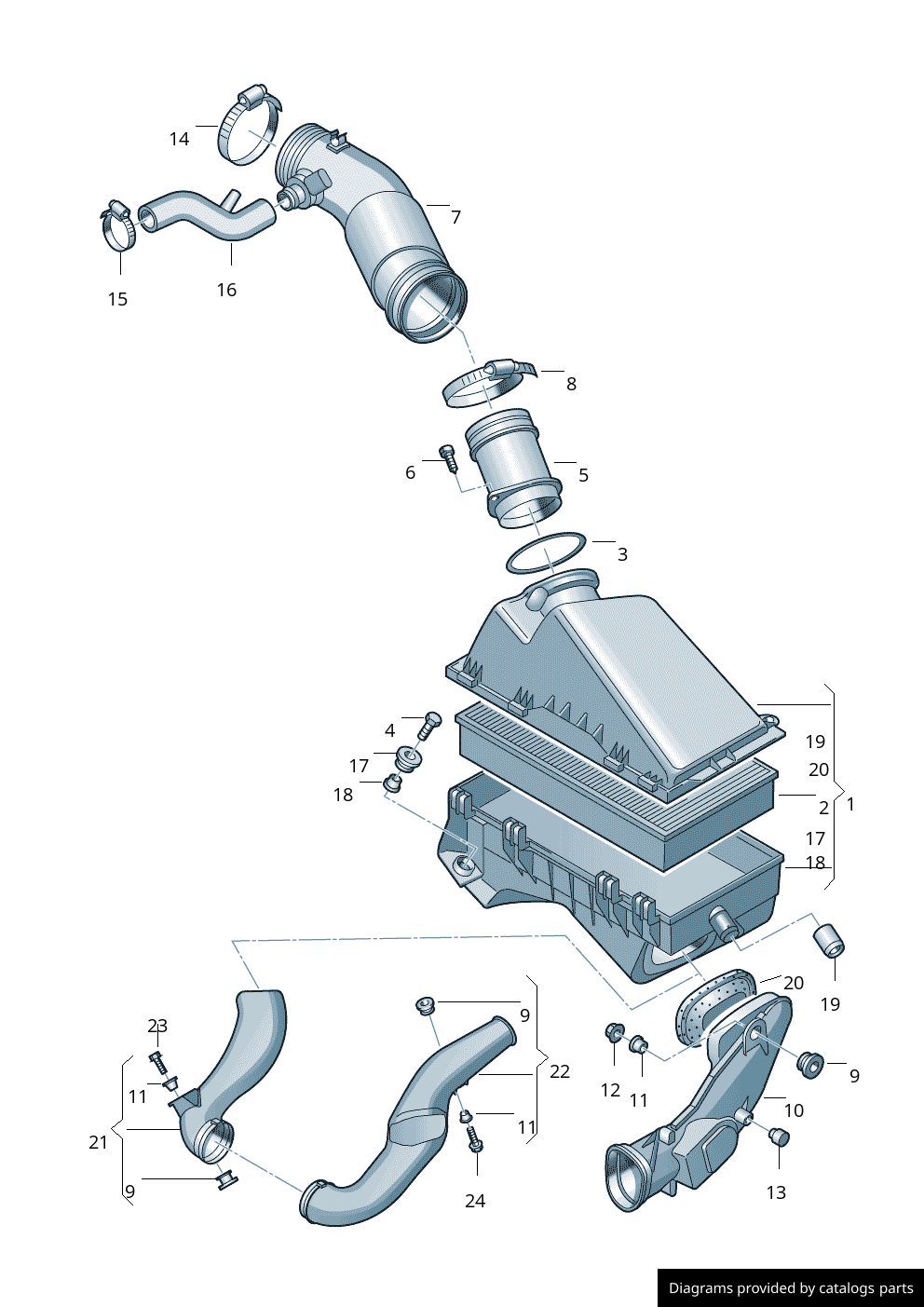 Car part diagram