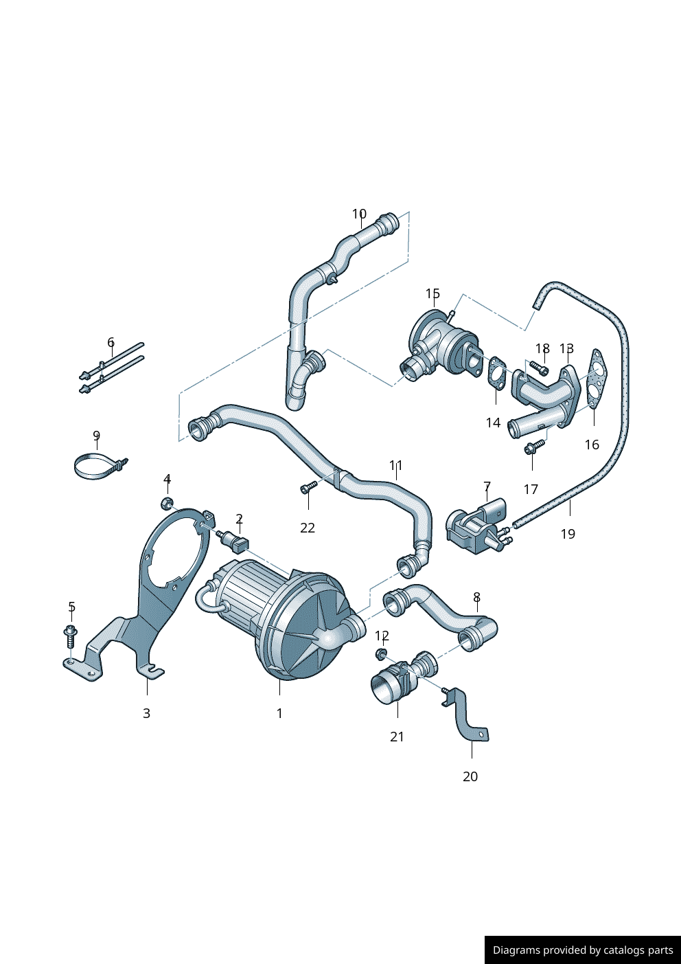 Car part diagram