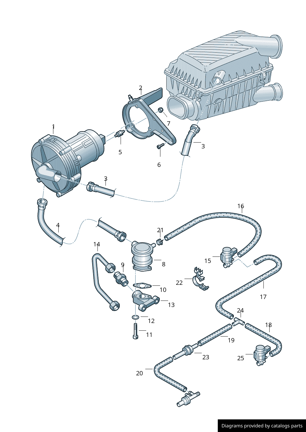 Car part diagram