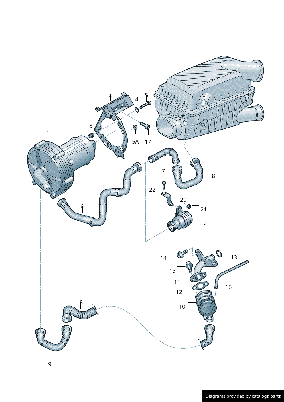 Car part diagram