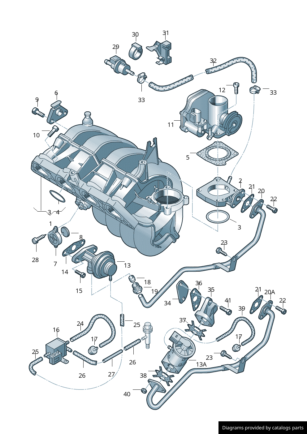 Car part diagram