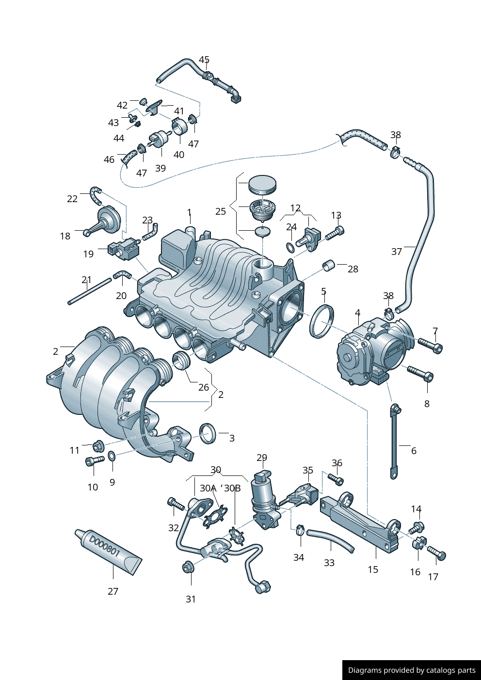 Car part diagram
