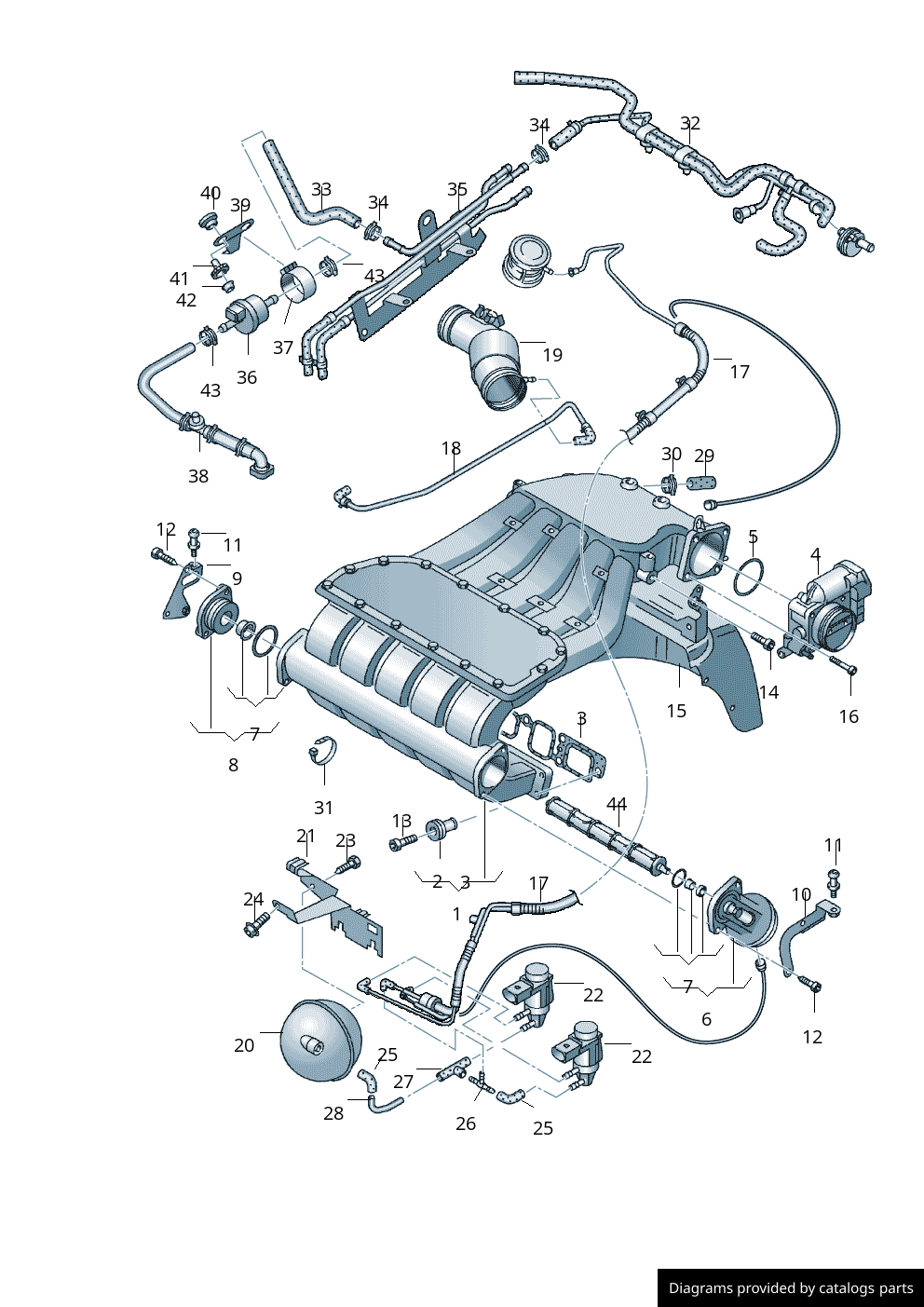 Car part diagram