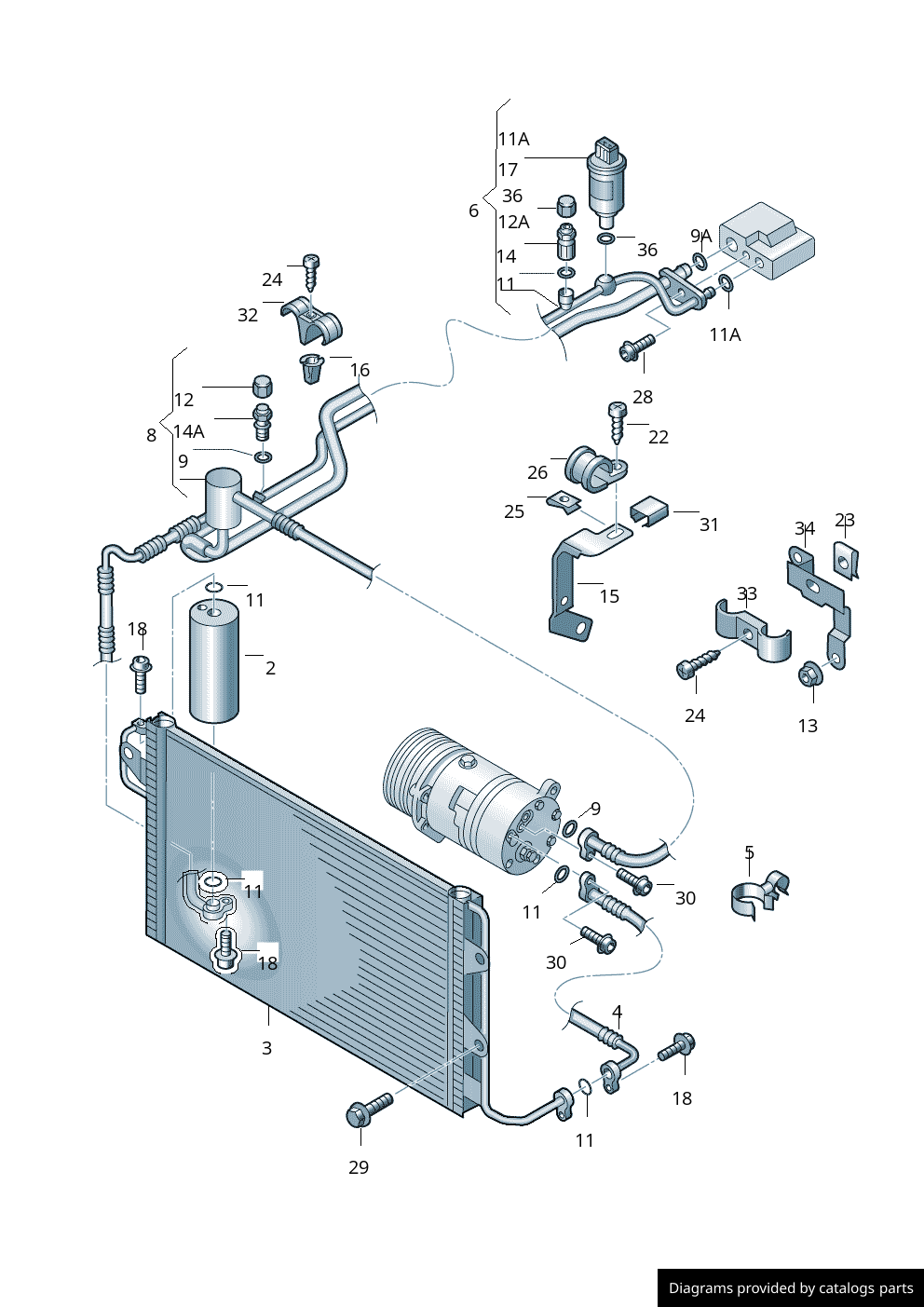 Car part diagram