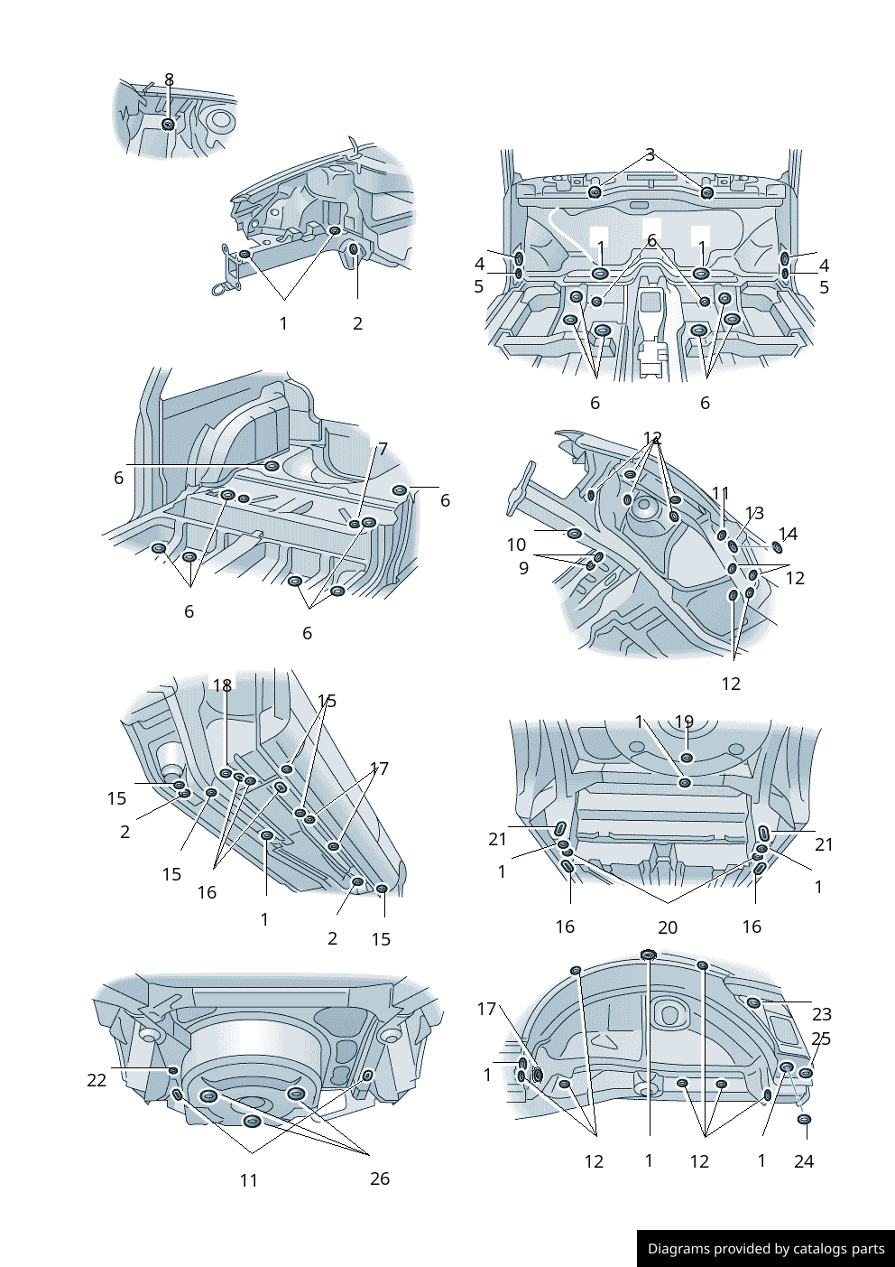 Car part diagram