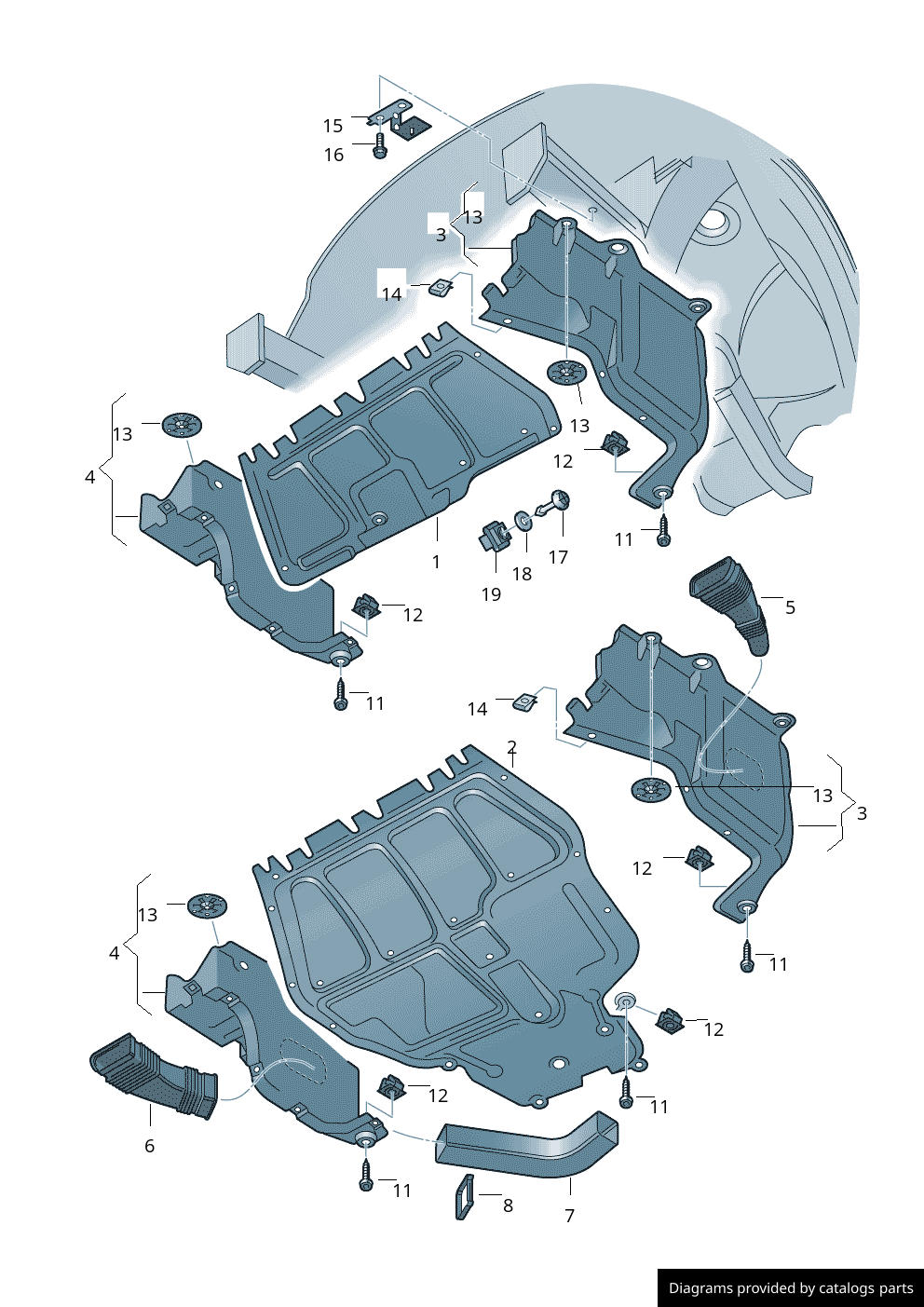 Car part diagram