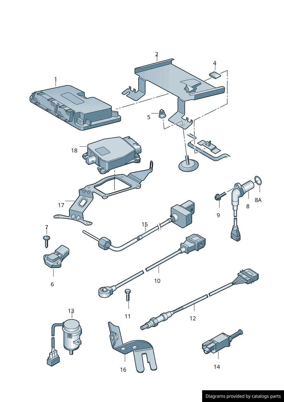 Car part diagram