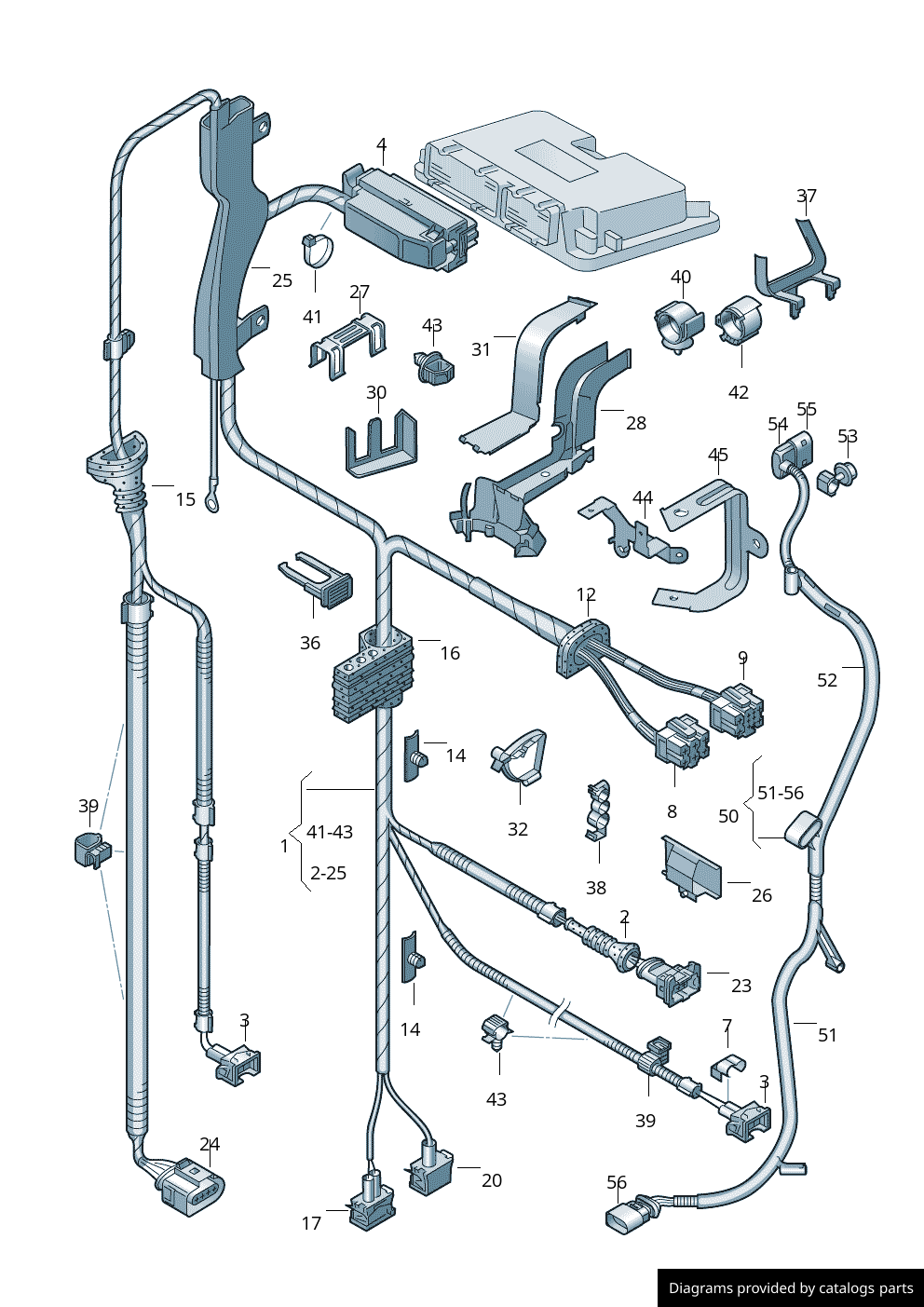Car part diagram