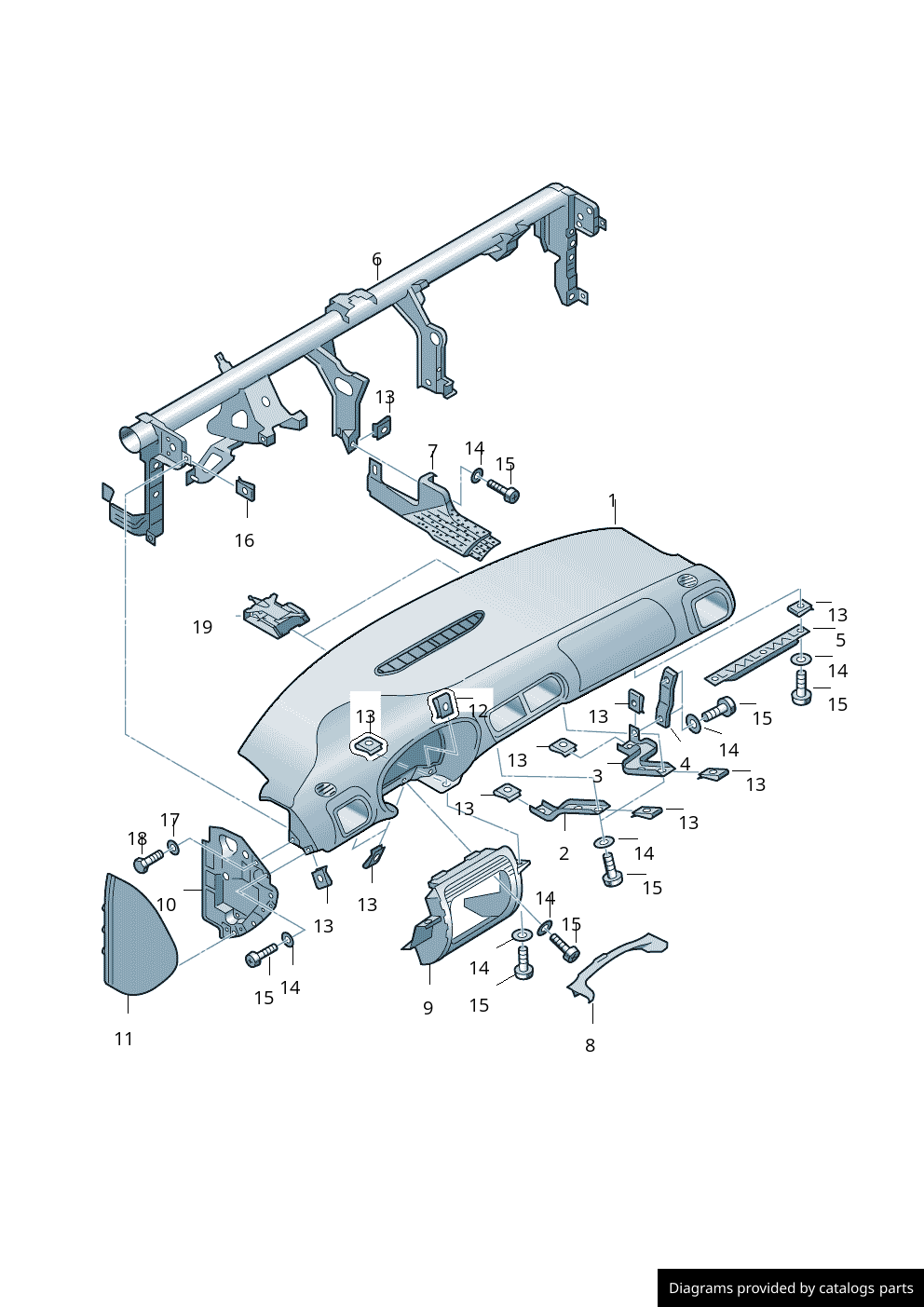 Car part diagram