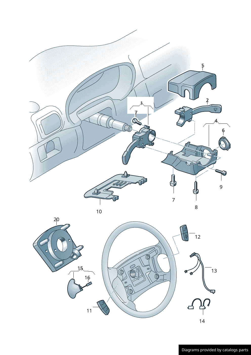 Car part diagram
