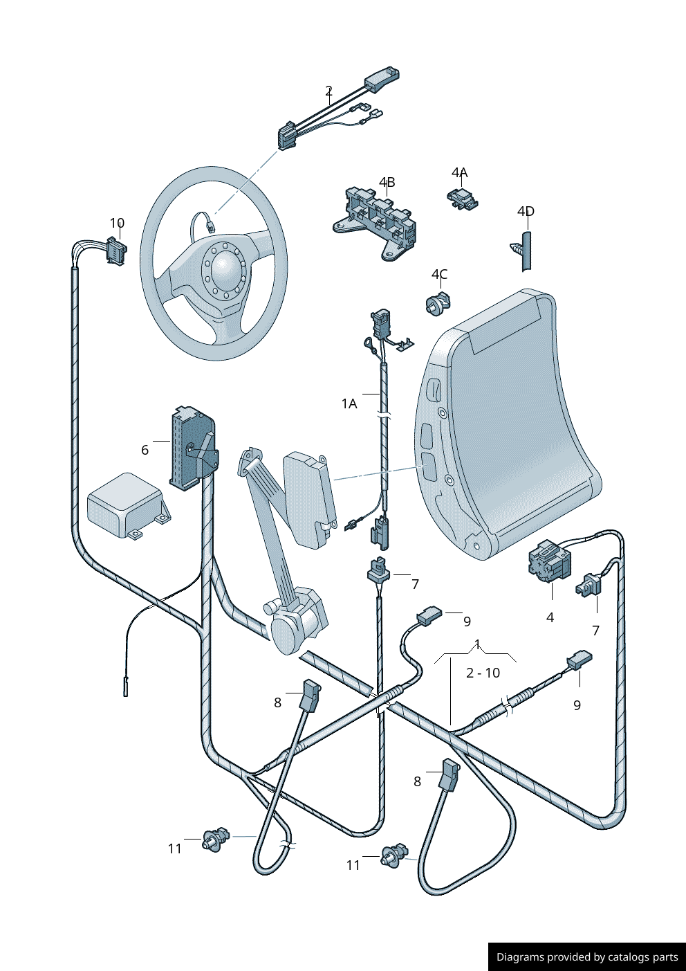Car part diagram