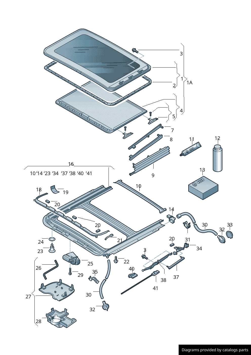 Car part diagram