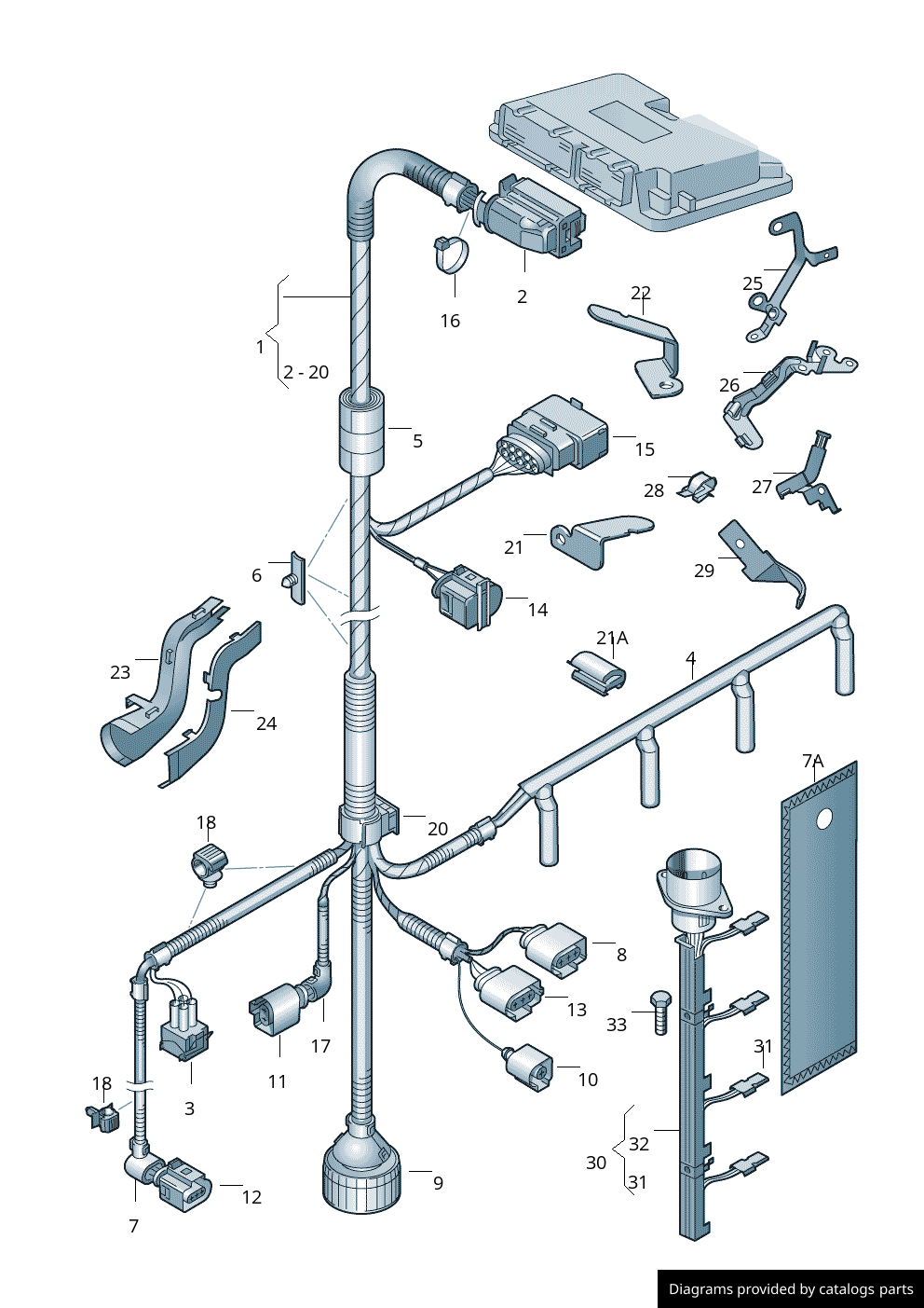 Car part diagram