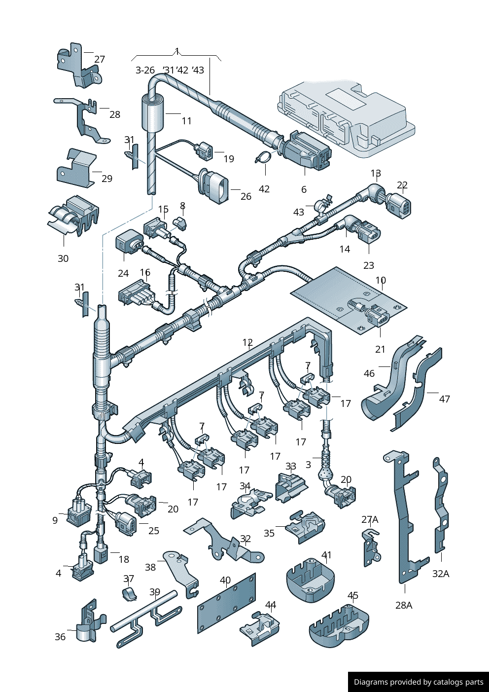 Car part diagram