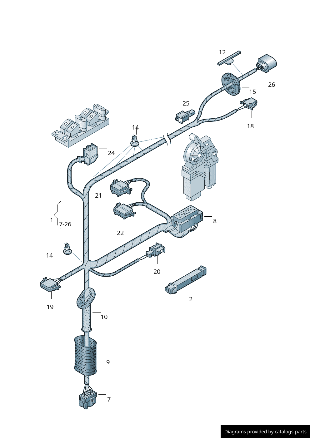 Car part diagram