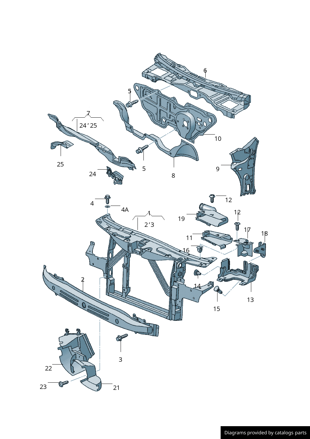 Car part diagram