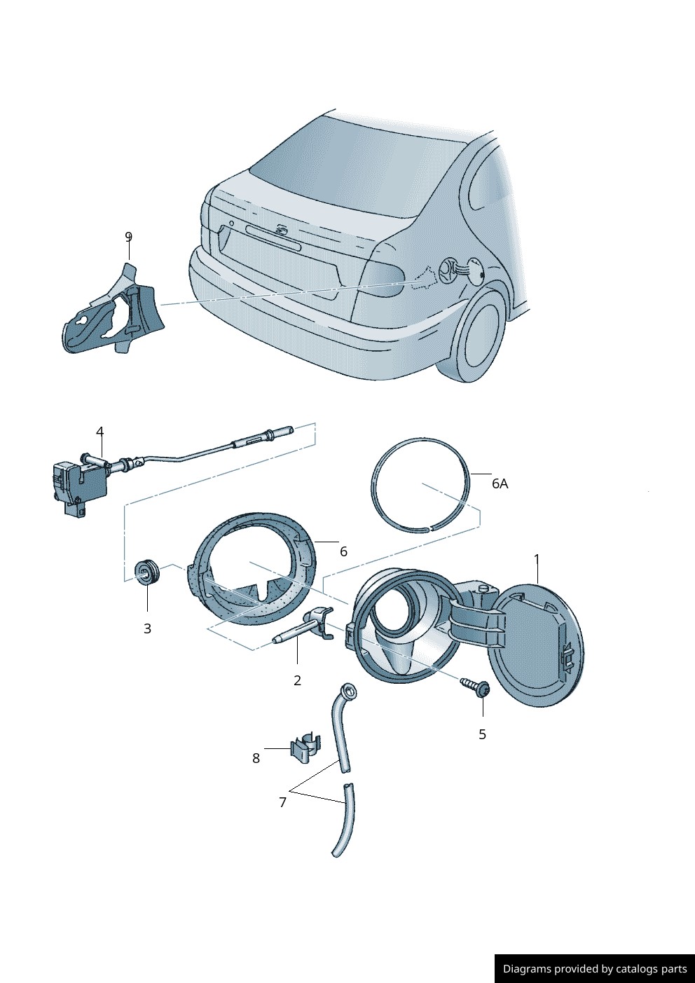 Car part diagram
