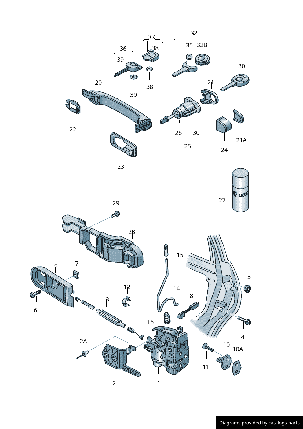 Car part diagram