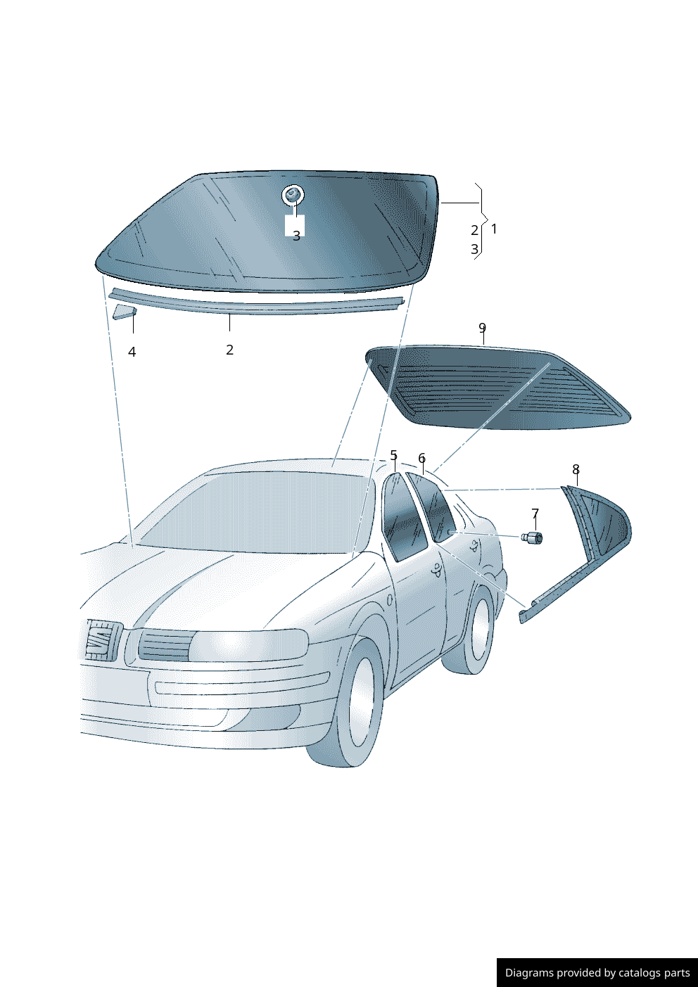 Car part diagram