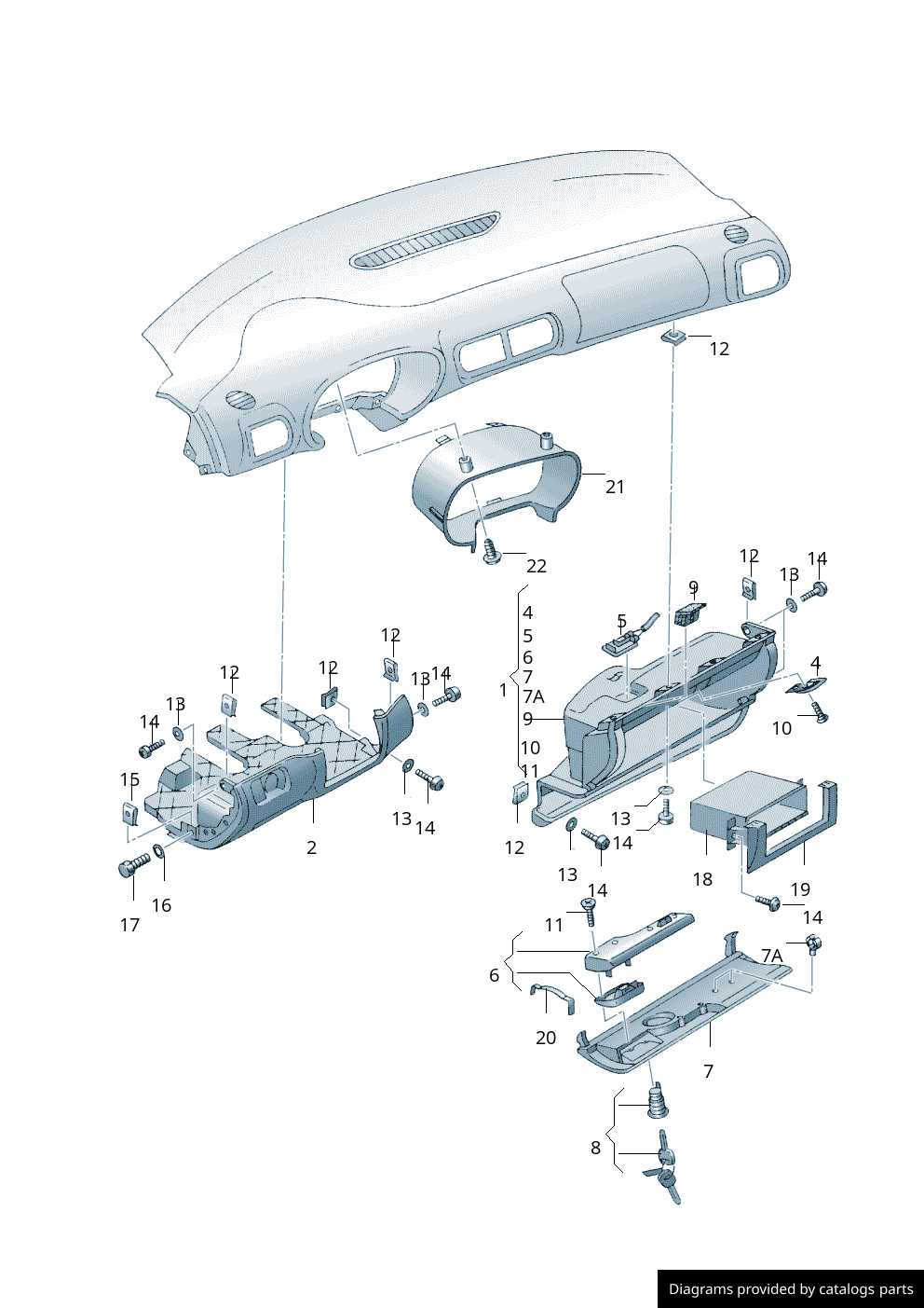 Car part diagram