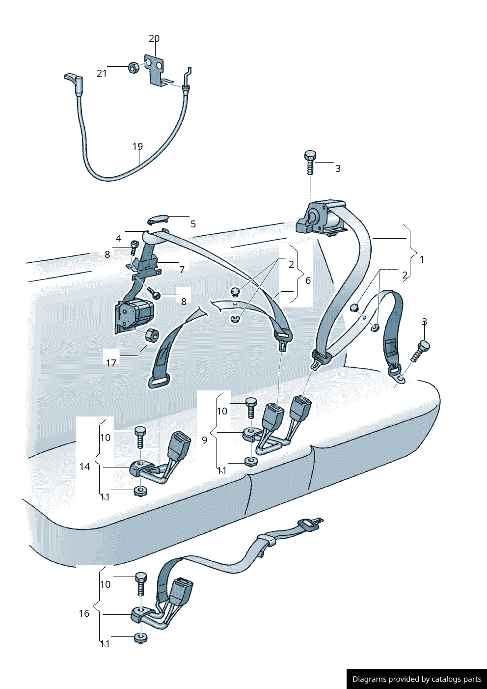 Car part diagram
