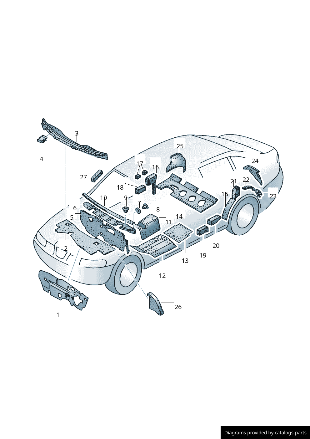 Car part diagram