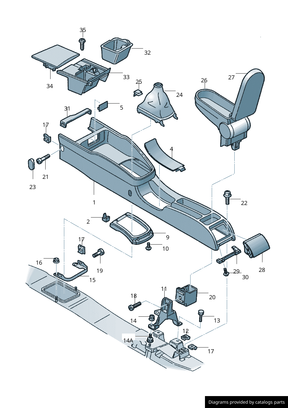 Car part diagram
