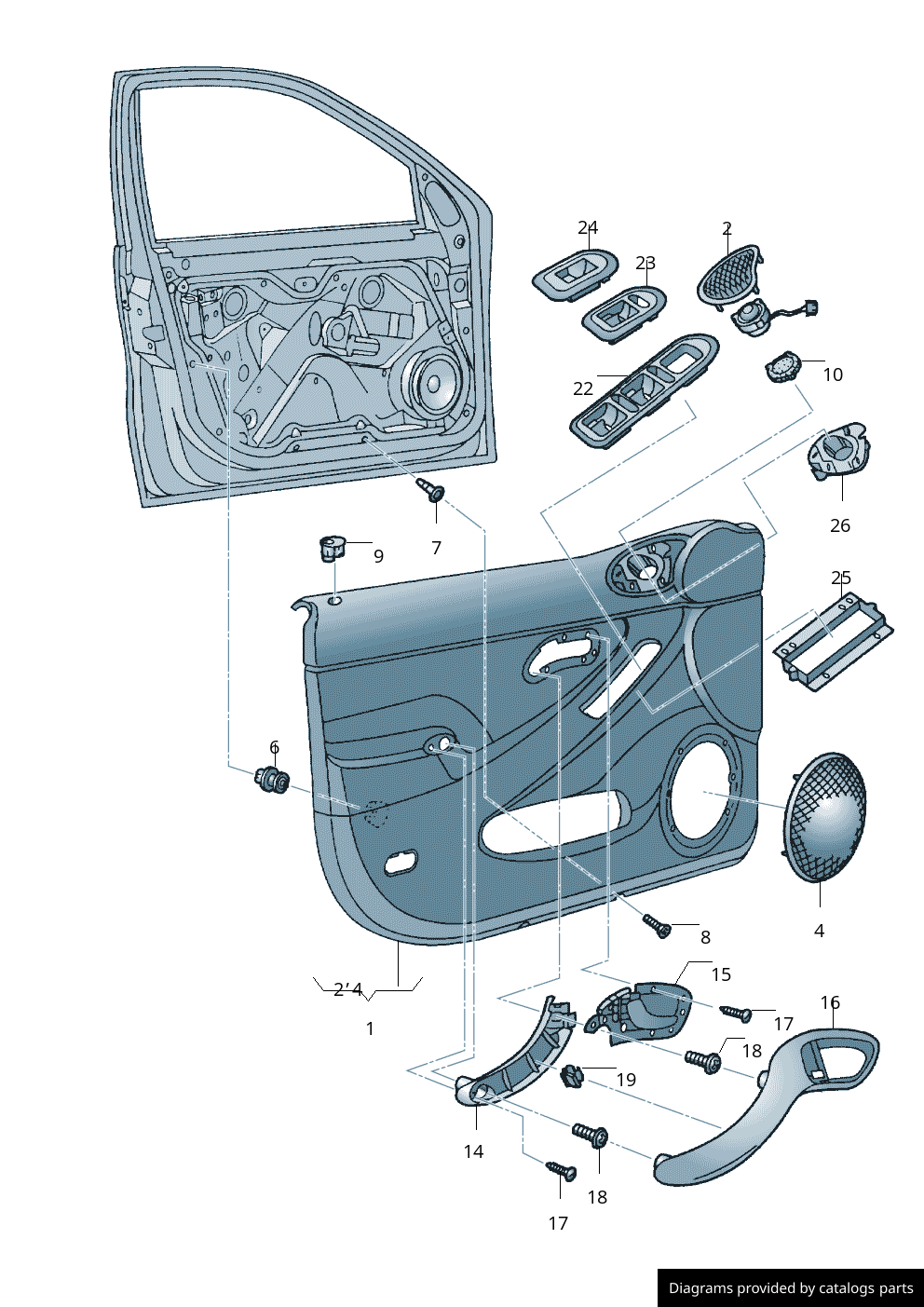 Car part diagram