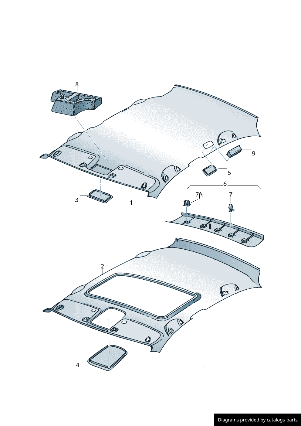 Car part diagram