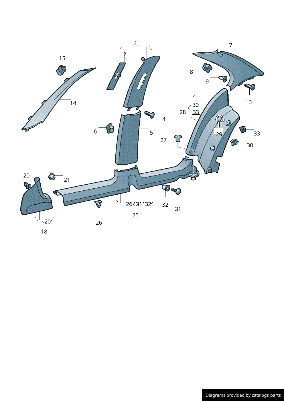 Car part diagram