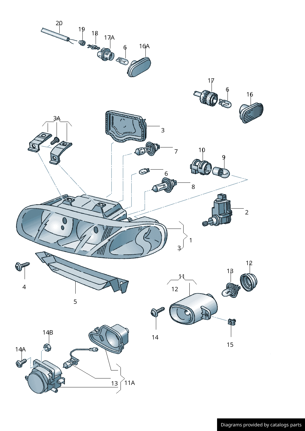 Car part diagram