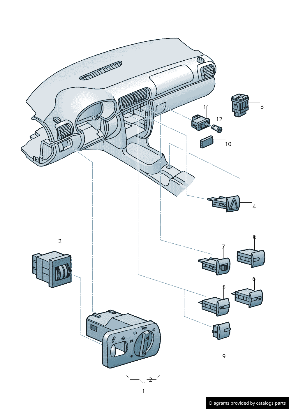 Car part diagram