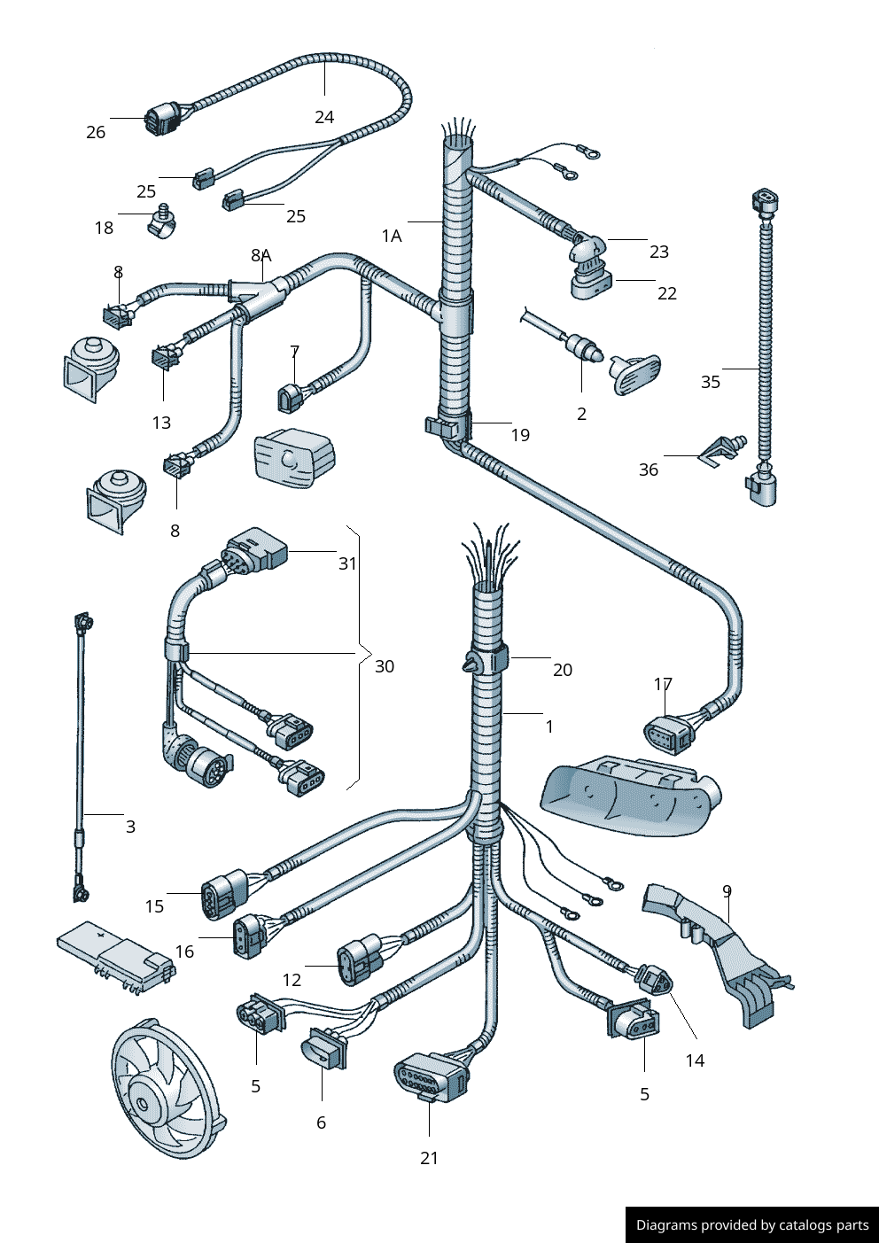 Car part diagram