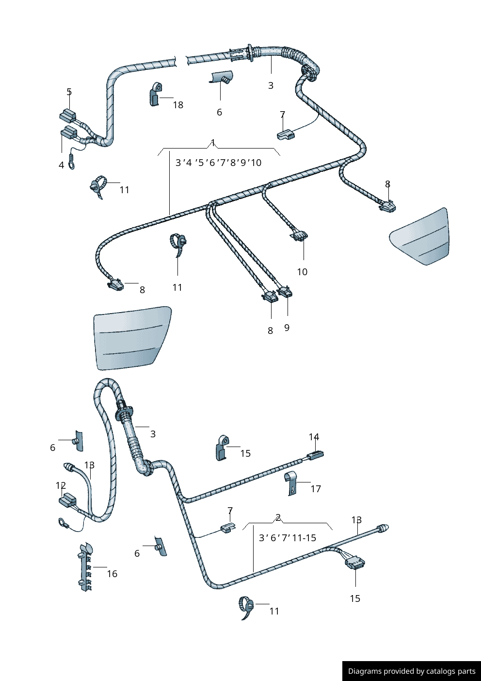 Car part diagram