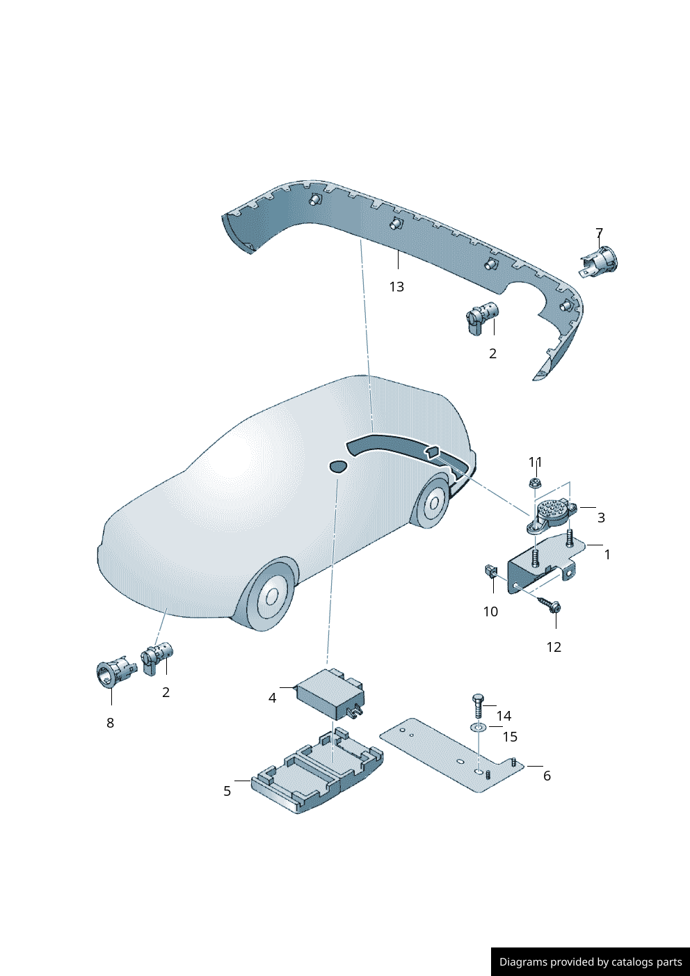 Car part diagram