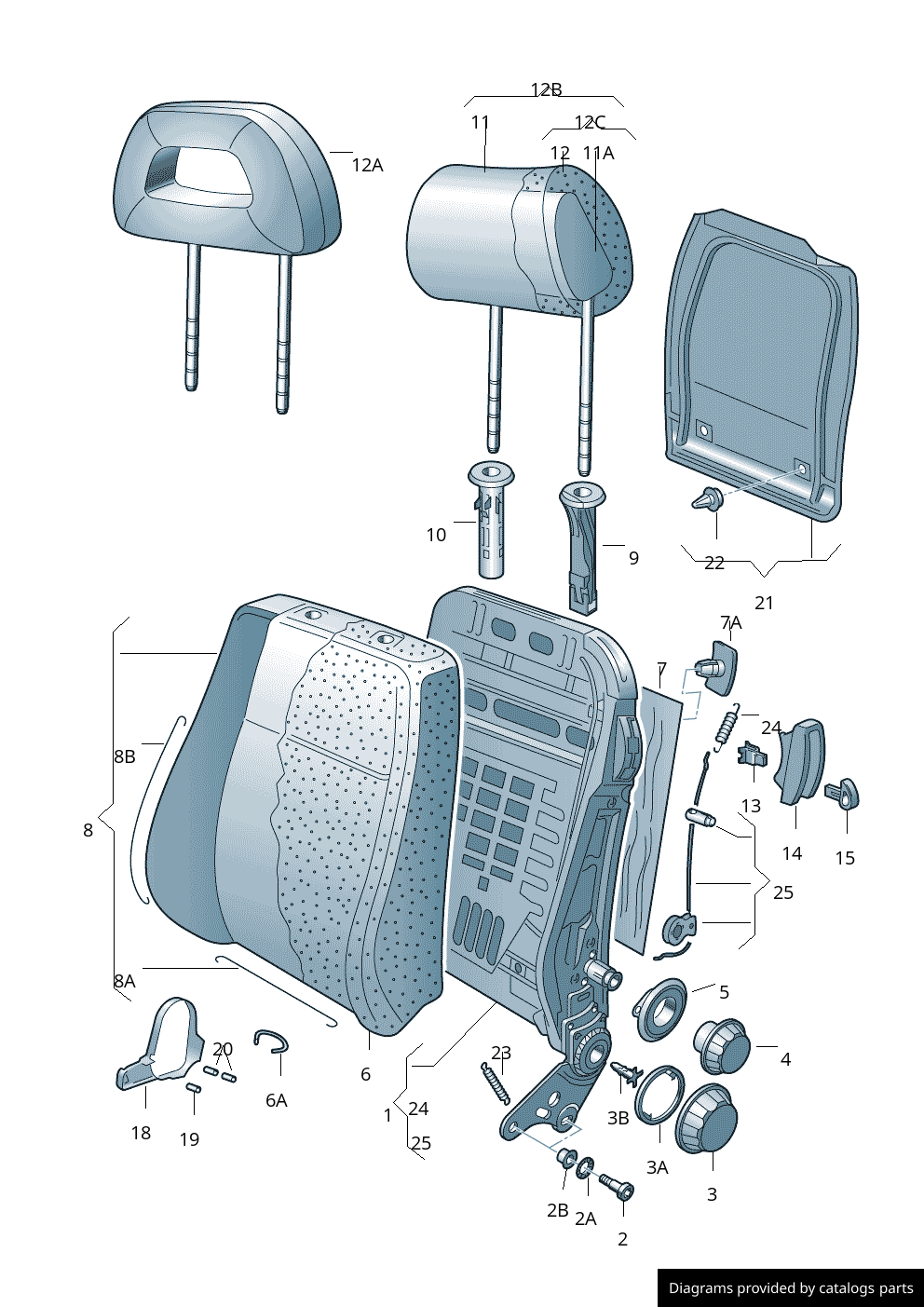 Car part diagram
