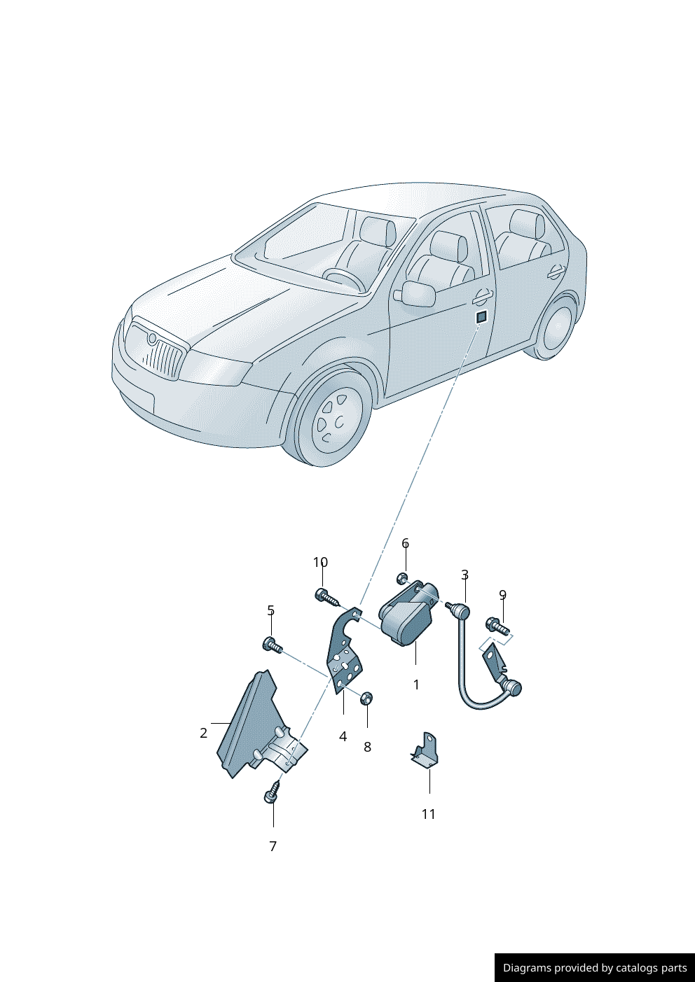 Car part diagram