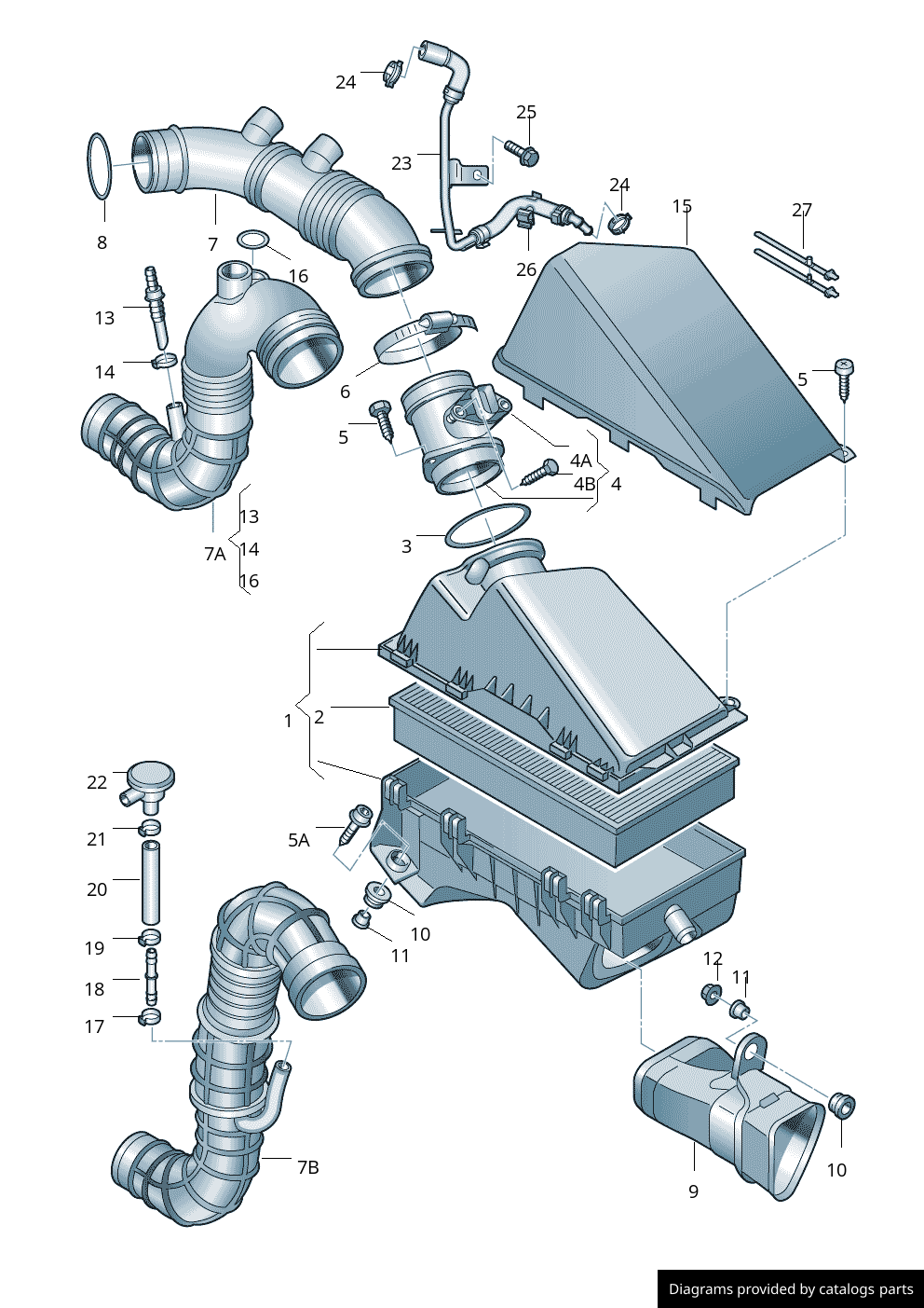 Car part diagram