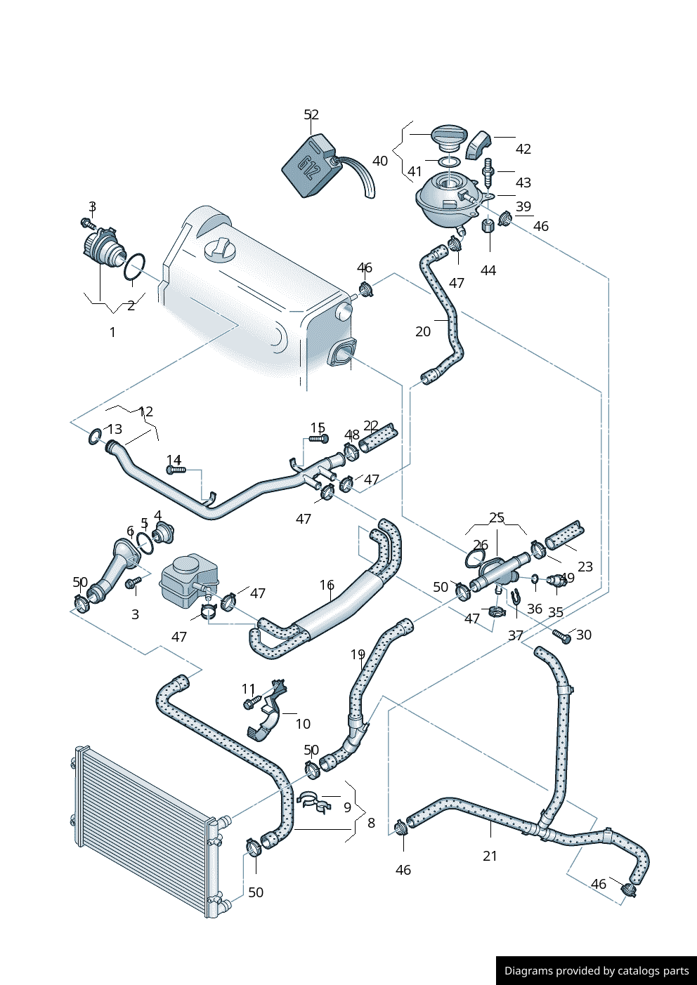Car part diagram