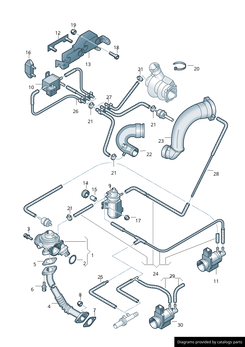 Car part diagram