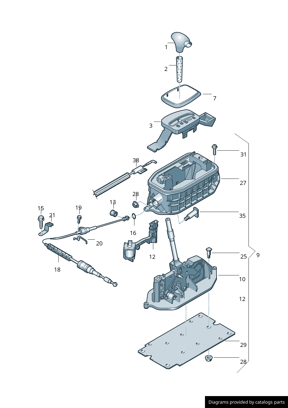 Car part diagram