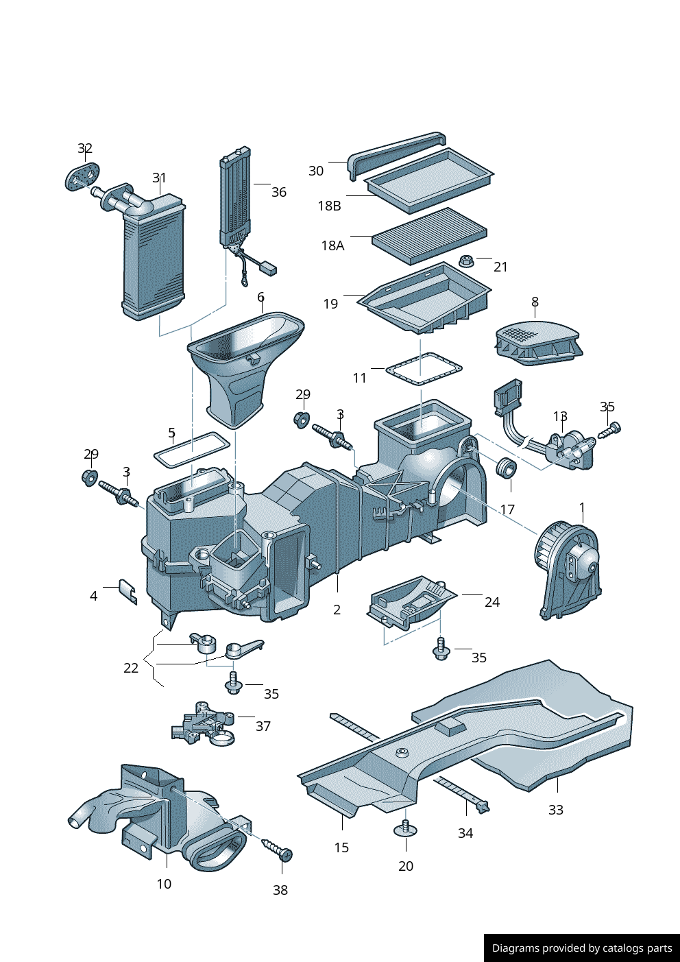 Car part diagram