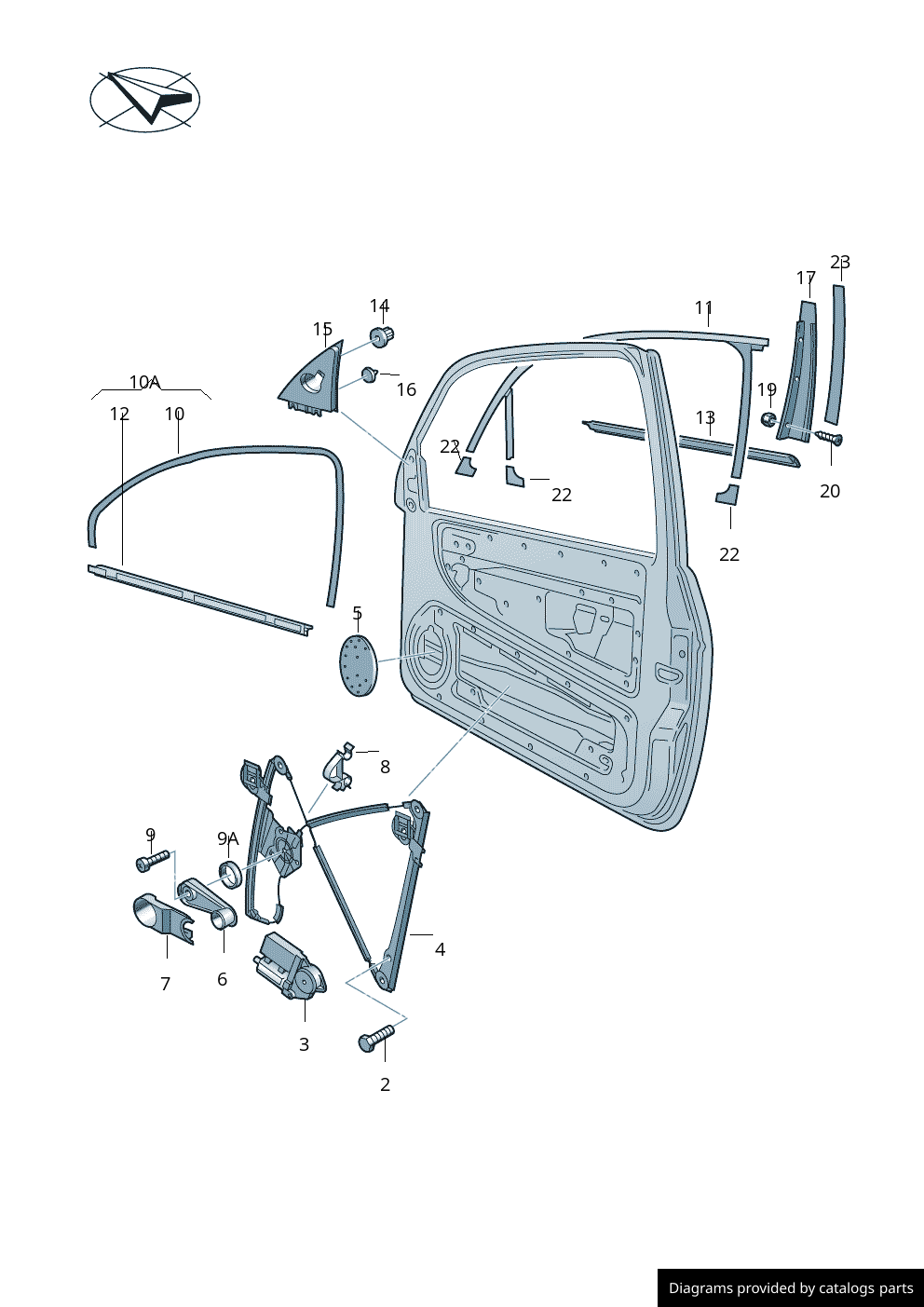 Car part diagram