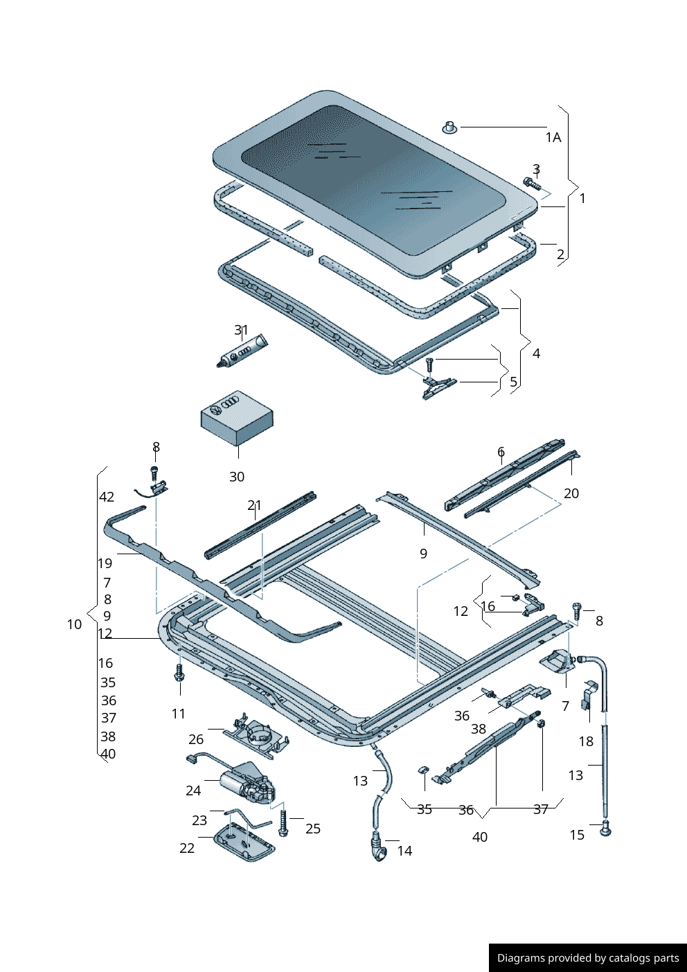 Car part diagram