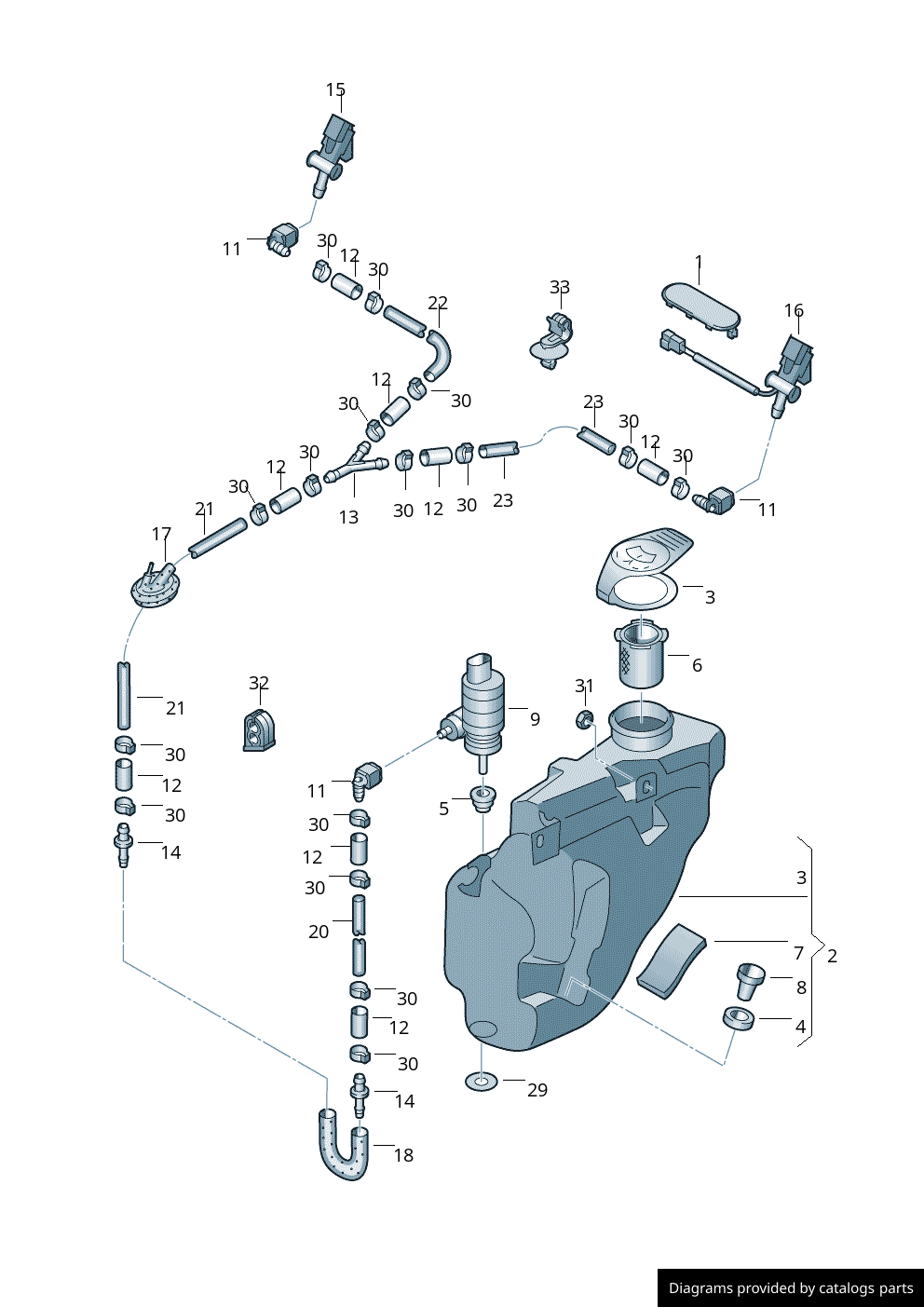 Car part diagram