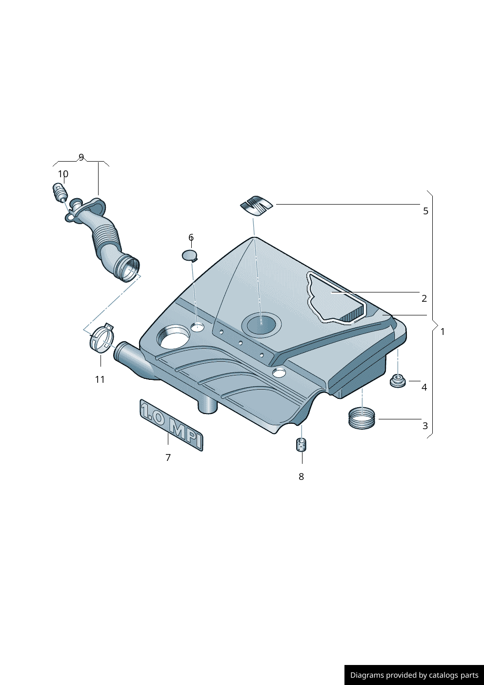 Car part diagram