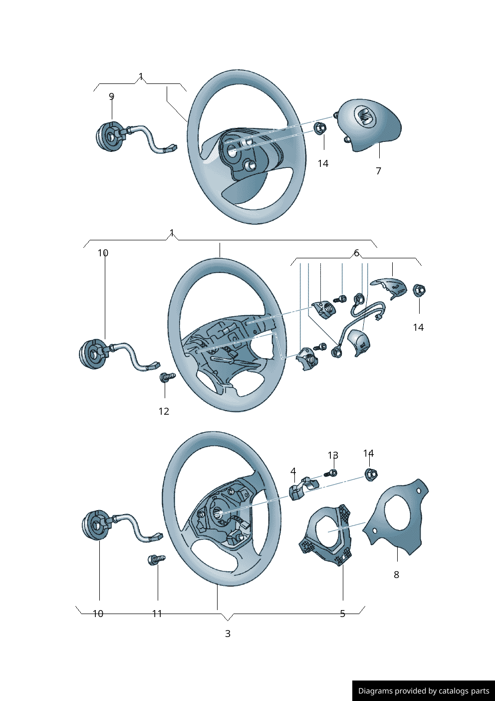 Car part diagram