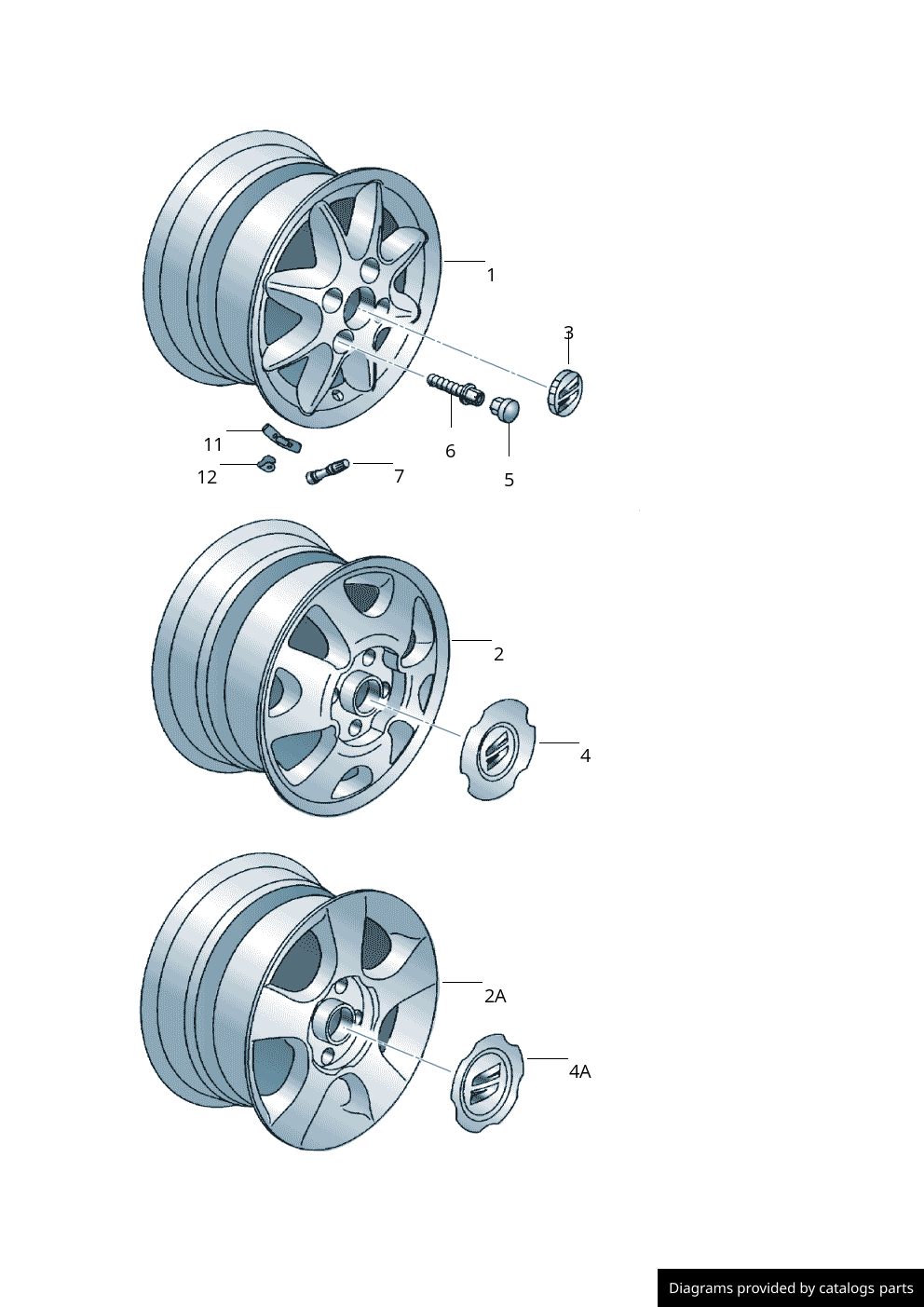 Car part diagram