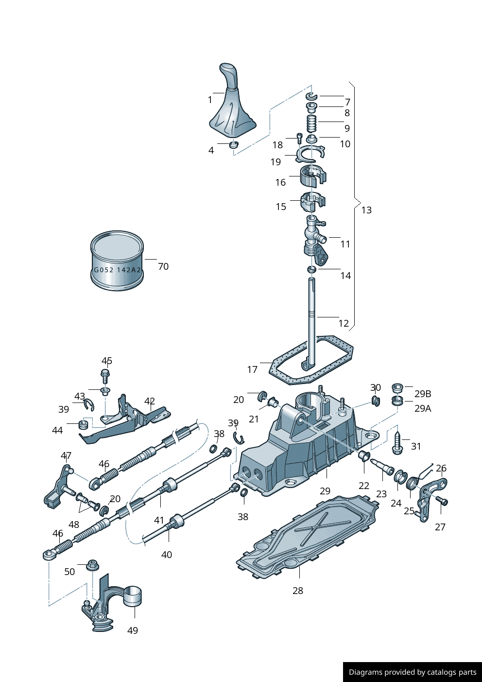 Car part diagram