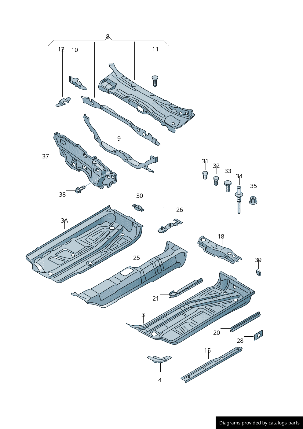 Car part diagram